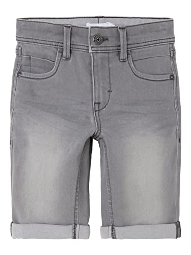 NAME IT Jungen Nkmsilas Slim DNM L 2272-ax Noos Shorts, Medium Grey Denim, 92 von NAME IT