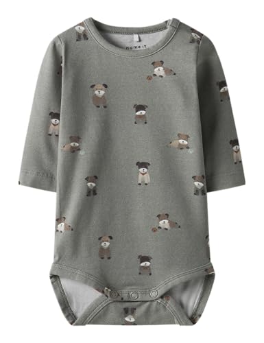 NAME IT Herren Nbmtusher Ls Body, Shadow, Numeric_74 von NAME IT