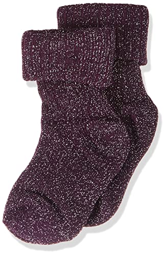 NAME IT Infant Girls NBFNOBBA Glitter Socken, Hortensia, 50/56 von NAME IT