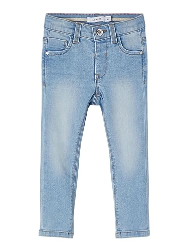 NAME IT Damen NMFPOLLY DNMTASI 1681 Pant NOOS Jeans, Light Blue Denim, 92 von NAME IT