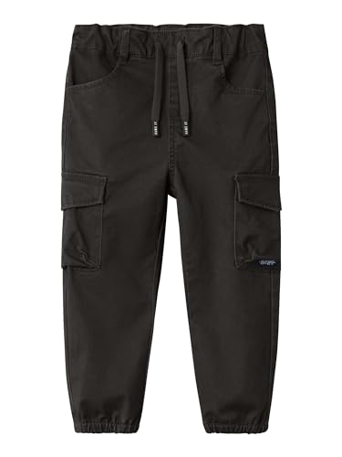 NAME IT Jungen Cargohose NMMBEN Cargo R TWI Pant 1771-HI, Größe:122, Farbe:Black von NAME IT