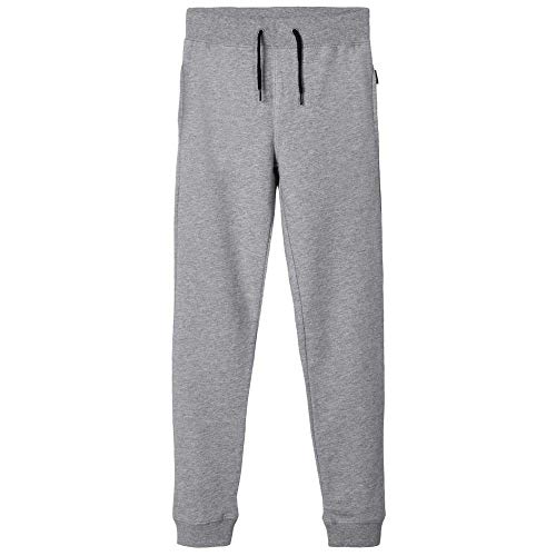 NAME IT Jungen NKMSWEAT Pant UNB NOOS Hose, Grau (Grey Melange), 128 von NAME IT