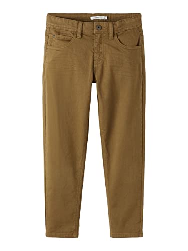 Name It Jungen NKMCHRIS TWIBTOP Pant EN Hose, Kangaroo, 128 von NAME IT