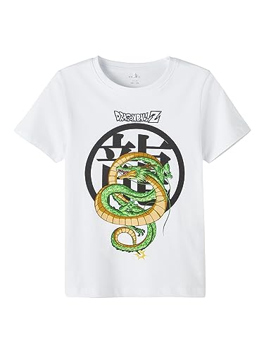 NAME IT Jungen NKMJALAL Dragonball SS TOP NOOS VDE T-Shirt, Bright White, 116 von NAME IT