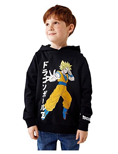 NAME IT Jungen NKMJOCH Dragonball Sweat WH BRU NOOS VDE Sweatshirt, Black, 116 von NAME IT