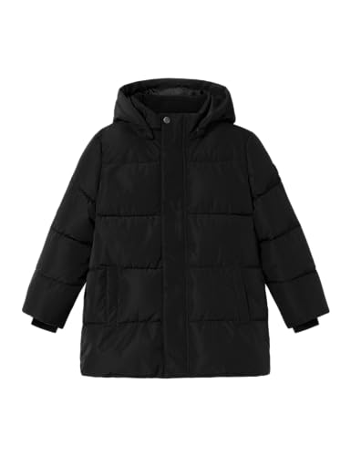 NAME IT Jungen NKMMEDOW03 Jacket SOLID FO NOOS Steppjacke, Black, 146 von NAME IT