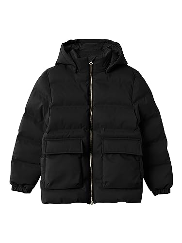 NAME IT Jungen NKMMELLOW Puffer Jacket TB Pufferjacke, Black, 116 von NAME IT