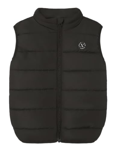 NAME IT Jungen NKMMYLANE Vest NOOS Pufferweste, Black, 128 von NAME IT