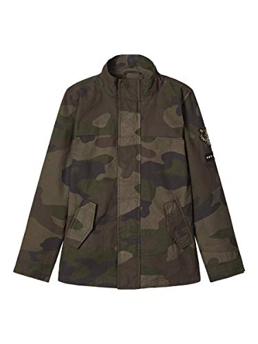 NAME IT Jungen NKMMYLVESTER CAMO Jacket Jacke, Rosin, 122 von NAME IT