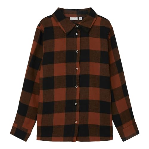 NAME IT Jungen NKMOSKAR LS Shirt PB Langarmshirt, Coconut Shell, 134/140 von NAME IT