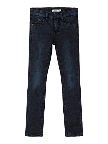 NAME IT Jungen Nkmpete Dnmtys 7305 Pant Noos Hosen, Black Denim, 128 EU von NAME IT