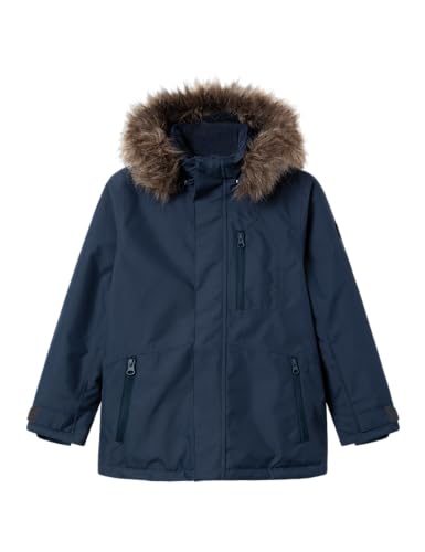 NAME IT Jungen NKMSNOW10 SKI Jacket SOLID FO NOOS Schneejacke, Dark Sapphire, 116 von NAME IT