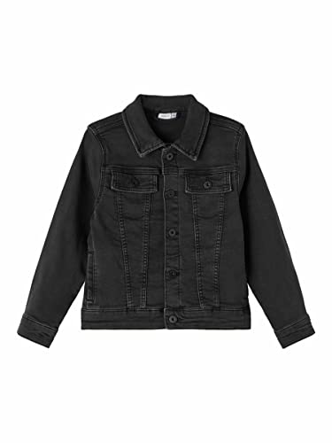 NAME IT Jungen Jeansjacke Black Denim 128 von NAME IT