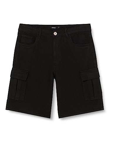 NAME IT Jungen NLMUTIZZA TWI Cargo Long Shorts, Black, 140 von NAME IT