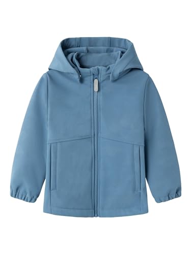 NAME IT Jungen NMMALFA08 Softshell Jacket Magic FO TB Softshelljacke, Coronet Blue, 104 von NAME IT