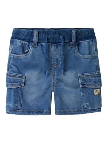 NAME IT Jungen NMMBEN Baggy DNM L 8610-TO NOOS Shorts, Medium Blue Denim, 110 von NAME IT