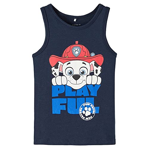 NAME IT Jungen NMMJABIL PAWPATROL Tank TOP NOOS CPLG Unterhemd, Dark Sapphire, 116 von NAME IT