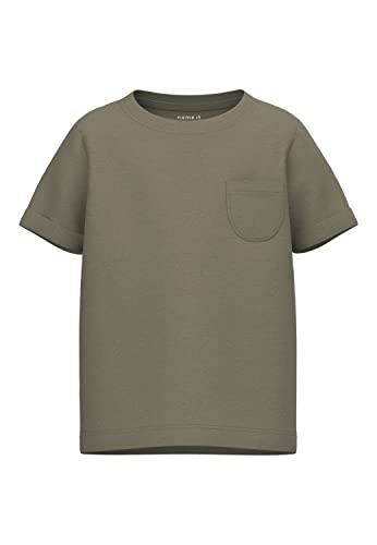 NAME IT Jungen NMMJOLO SS TOP T-Shirt, Dried Sage, 110 von NAME IT