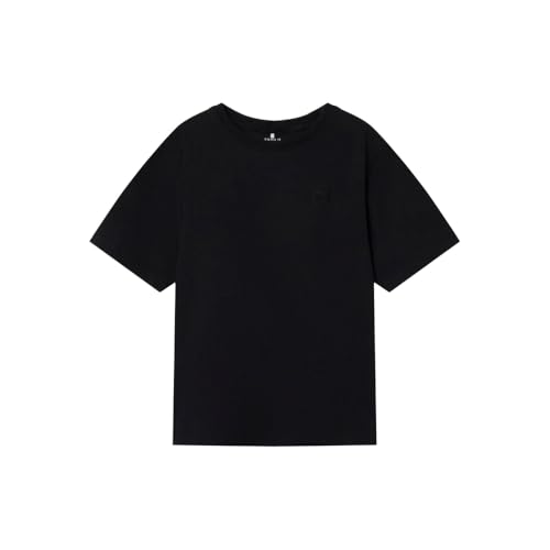 NAME IT Jungen Nmmkab Ls Top Noos Langarm Shirt, Schwarz, 110 von NAME IT