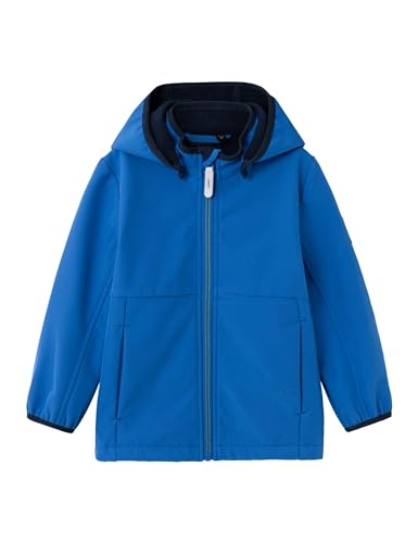 NAME IT Jungen NMMMALTA Softshell Jacket 2FO NOOS Softshelljacke, Nautical Blue, 98 von NAME IT