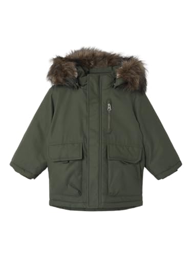 NAME IT Jungen NMMMASTER Jacket PB Parka, Grün, 110 von NAME IT