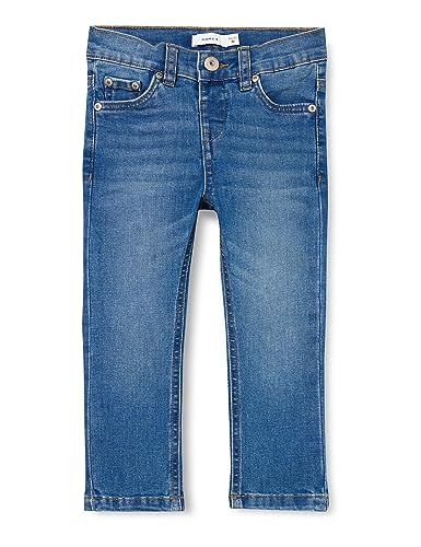 NAME IT Jungen NMMSILAS Slim Jeans 5381-IS PB Jeanshose, Medium Blue Denim, 92 von NAME IT