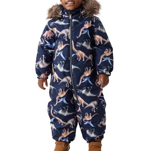 NAME IT Jungen NMMSNOW10 Suit Dino Dream FO NOOS Schneeanzug, Dark Sapphire, 104 von NAME IT