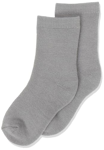 NAME IT Jungen NMMWAKSI Wool Terry XXIII Socken, Dark Grey Melange, 28W / 30L von NAME IT