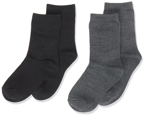 NAME IT Jungen NMMWAKTA Wool/VIS XXIII Socken, Blue Graphite/Pack:2P Blue Graphite + Iron Gate, 22W / 24L von NAME IT