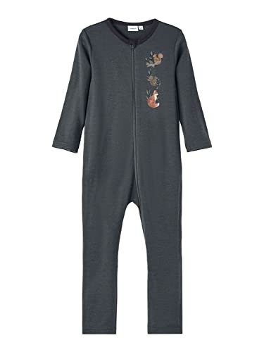 NAME IT Jungen NMMWILLIT Wool Suit XXIII Schlafstrampler, Iron Gate, 104 von NAME IT