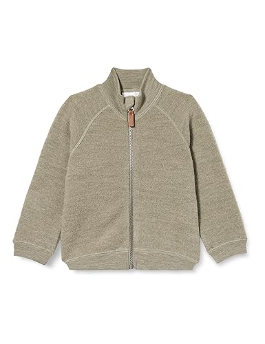 NAME IT Jungen NMMWMINO Wool Brushed LS Card XXIII Strickjacke, Silver Filigree, 86 von NAME IT