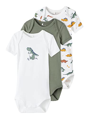 NAME IT Jungen Nbmbody 3p Laurel Wreath Dino Noos Schlafanzug, Laurel Wreath, 50 EU von NAME IT