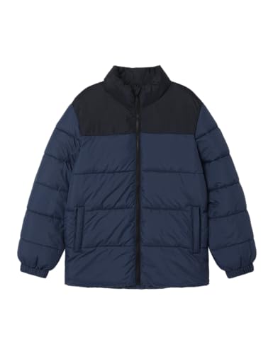 NAME IT Jungen Nkmdublin Puffer Jacket Bf Pufferjacke, Blue Nights, 128 von NAME IT