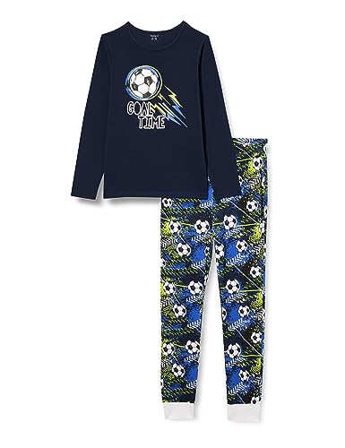 NAME IT Jungen Nkmkays Ls Nightset, Dark Sapphire, 110-116 von NAME IT