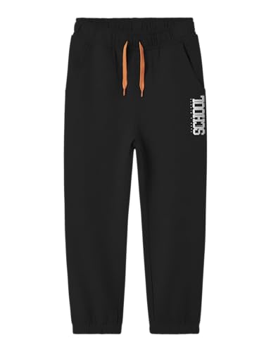 NAME IT Jungen Nkmlucas RLX Sweat Pant Bru, Black, 116 von NAME IT