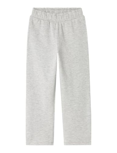 NAME IT Jungen Nkmmallo Straight Sweat Pant Bru Noos, Light Grey Melange, 140 von NAME IT