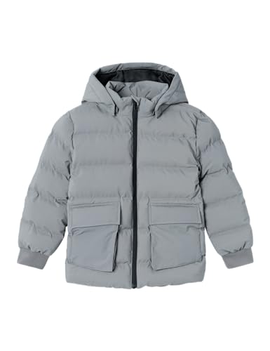 NAME IT Jungen Nkmmuscle Puffer Jacket Pufferjacke, Mockingbird, 122 von NAME IT