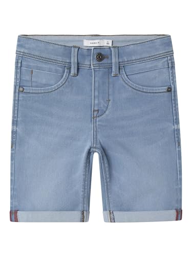 NAME IT Jungen Nkmsilas Slim DNM L 2272-ax Noos Shorts, Light Blue Denim, 122 von NAME IT