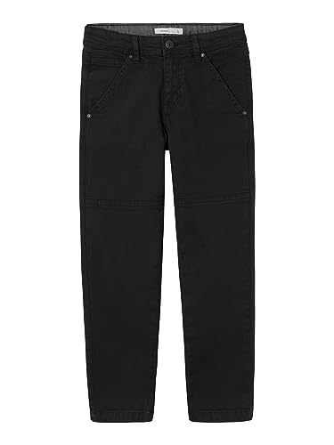 NAME IT Jungen Nkmsilas Tapered Twi Pant 1320-tp Noos, Schwarz, 158 NAME IT Jungen Nkmsilas Tapered Twi Pant 1320-tp Noos, Schwarz, 158 von NAME IT