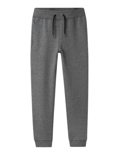 NAME IT Jungen Jogger Nkmsweat Pant Bru Noos, Dark Grey Melange, 92 von NAME IT