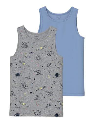 NAME IT Jungen Nkmtank Top 2P Space Noos, Grey Melange, Numeric_92 NAME IT Jungen Nkmtank Top 2P Space Noos, Grey Melange, Numeric_92 von NAME IT