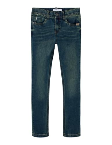 NAME IT Jungen Nkmtheo Xslim Jeans 1507-Cl Noos, Vintage Dark Blue Denim, 116 cm von NAME IT