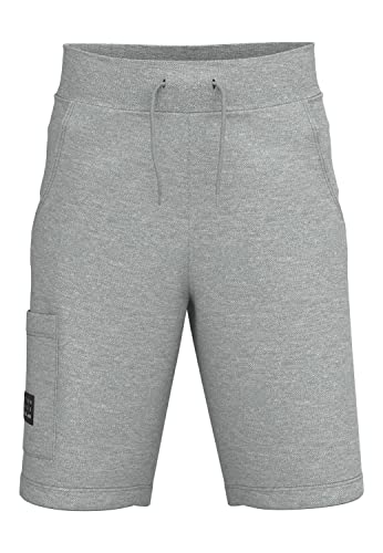 NAME IT Jungen Nkmvasse Long Unb H1 Sweatshorts, Grey Melange, 122 EU von NAME IT