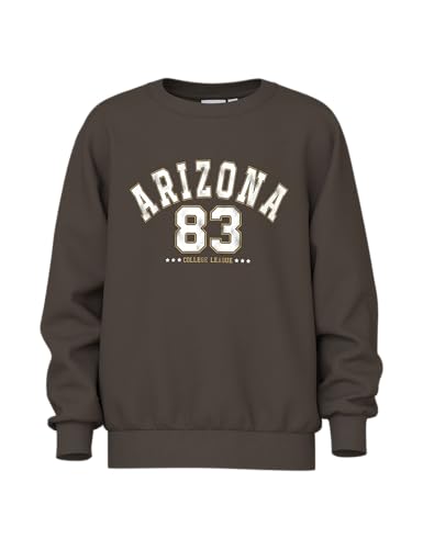 NAME IT Jungen Nkmvoder Ls Nreg Sweat Box Unb, Turkish Coffee, 146-152 EU von NAME IT