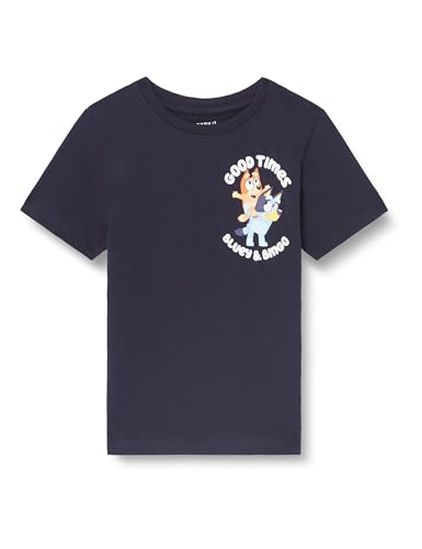 NAME IT Jungen Nmmabram Bluey Ss Top Sky, Dark Sapphire, 92 NAME IT Jungen Nmmabram Bluey Ss Top Sky, Dark Sapphire, 92 von NAME IT