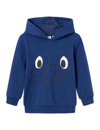 NAME IT Jungen Nmmkarlo Sweat Wh Unb Kapuzenpullover, Blueprint, 98 EU von NAME IT