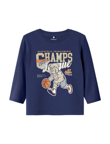 NAME IT Jungen Nmmlincom Ls Nreg Top Box, Blueprint, 116 von NAME IT