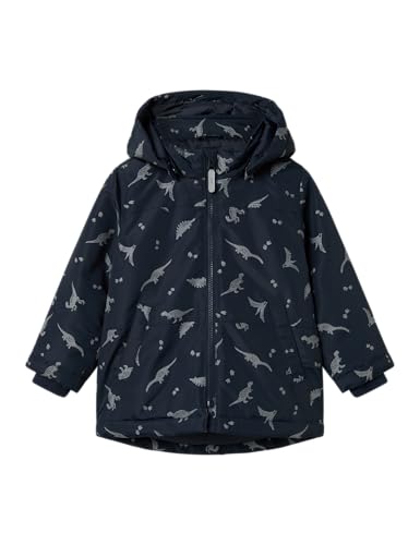 NAME IT Jungen Nmmmax Pa Jacket Ref AOP Noos, Dark Sapphire, Numeric_128 von NAME IT