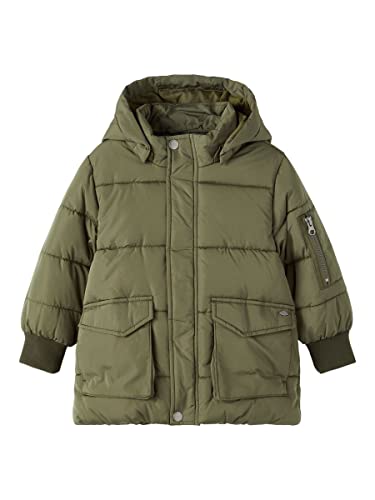 NAME IT Jungen Nmmmuso Camp Puffer Jacket Jacke, Olive Night, 92 EU von NAME IT