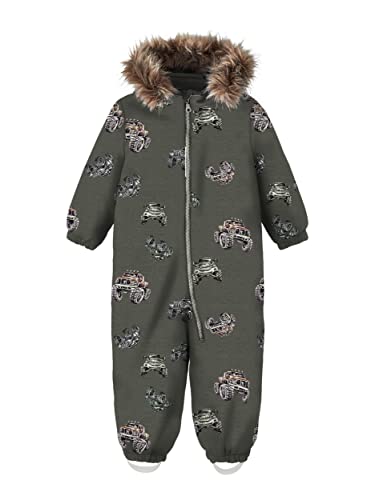 NAME IT Jungen Nmmsnow10 Suit Truck Fo Noos Jacke, Olive Night, 104 EU von NAME IT